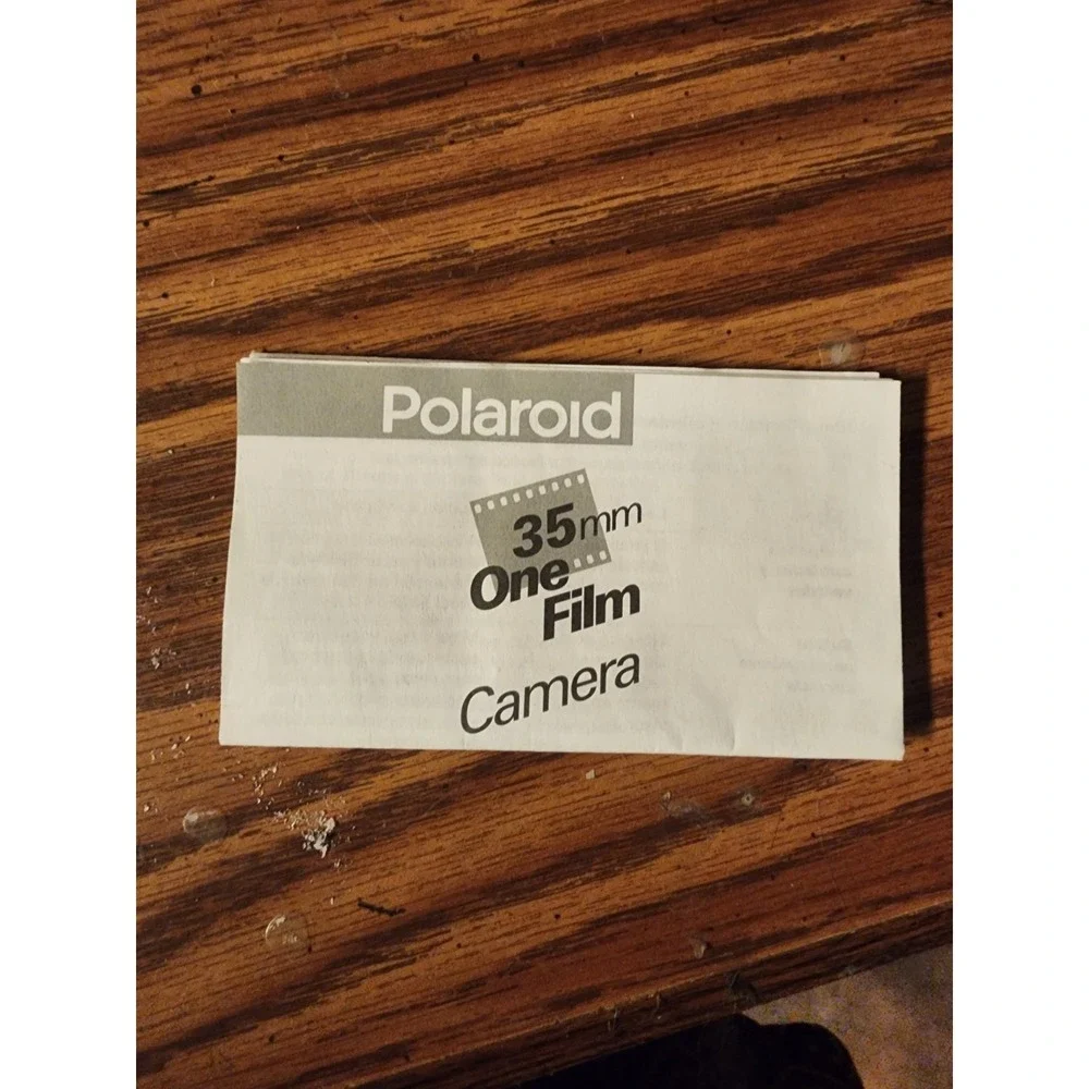 Vintage Polaroid 35mm One Film Auto Focus Point Camera With Manual & Case